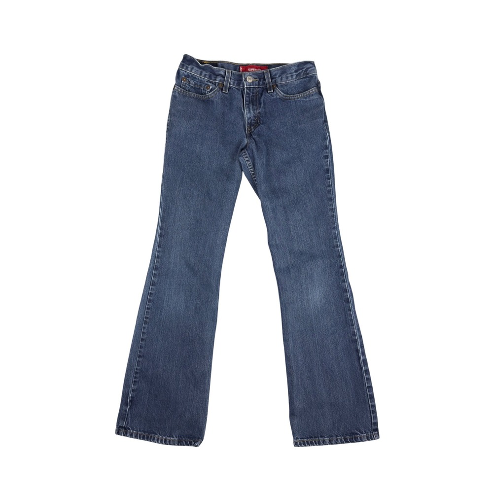 Y2K Levis 518 Superlow Bootcut Jeans Women's 3M Medium Wash USA Denim Low Rise